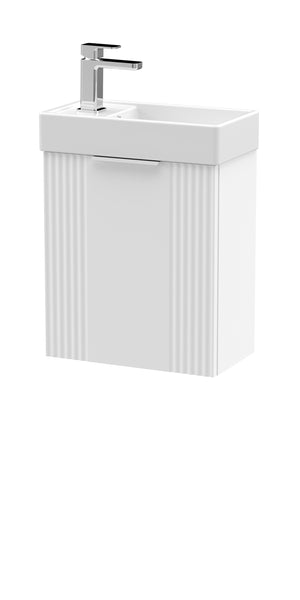 NUIE 400mm Wall Hung Cabinet & Basin