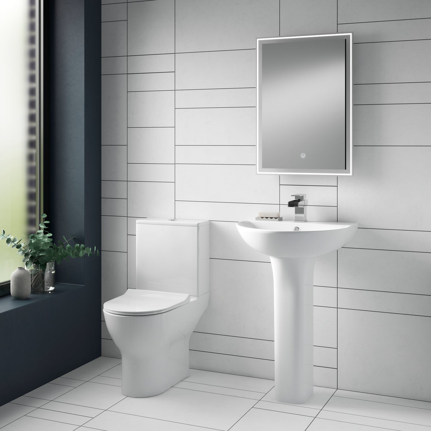 NUIE 560mm Basin & Pedestal