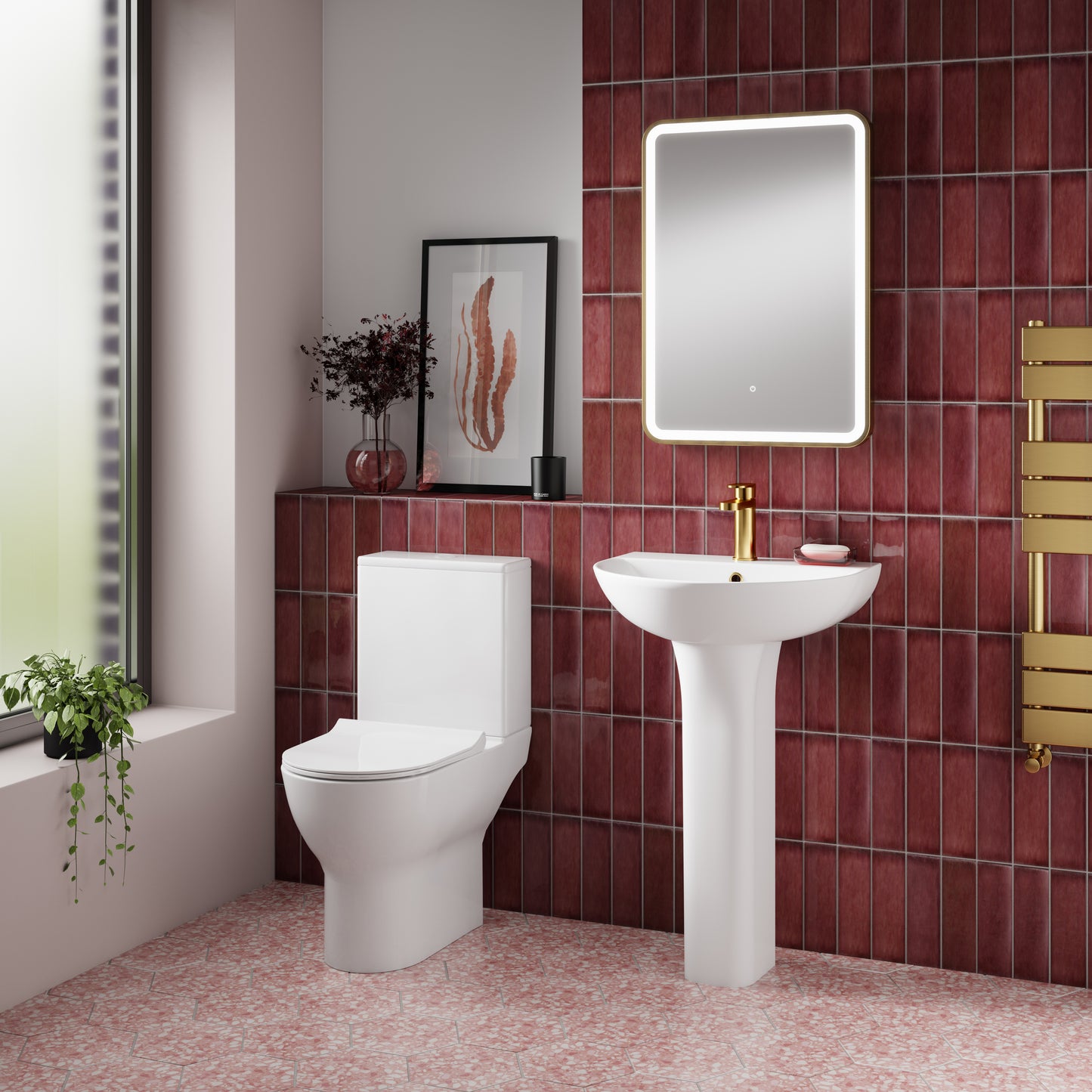 NUIE Pan, Cistern & Seat