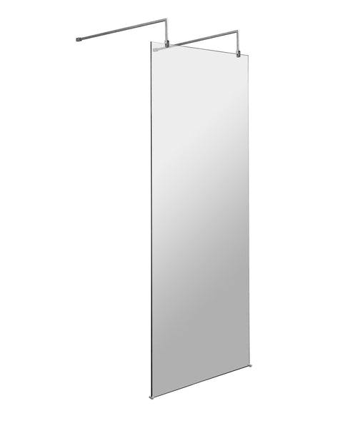 Hudson Reed 800mm Wetroom Screen With Arms and Feet