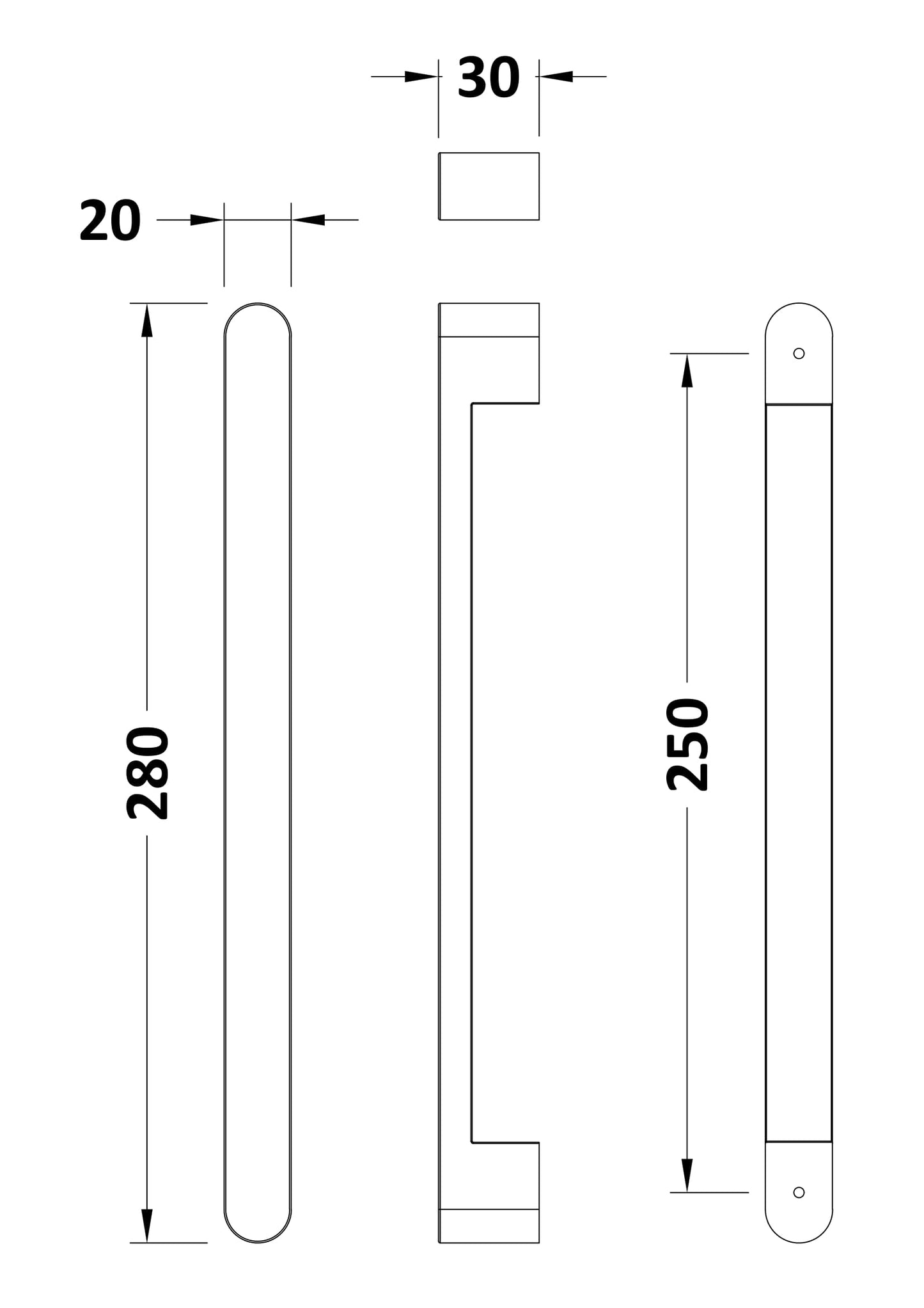 Hudson Reed Alternative Single Handle Apex (250mm Centres)