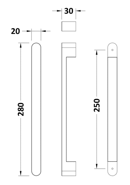 Hudson Reed Alternative Single Handle Apex (250mm Centres)