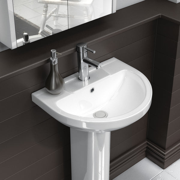 NUIE 500mm Basin & Pedestal