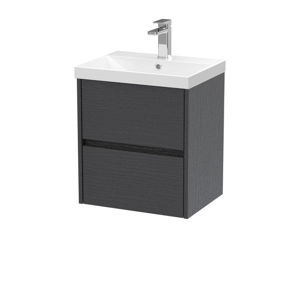 NUIE 500mm Wall Hung 2 Drawer Unit & Basin 3