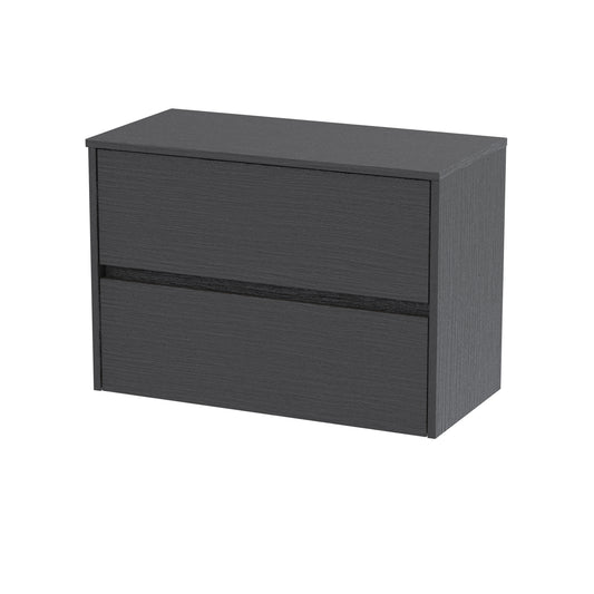 NUIE 800mm Wall Hung 2 Drawer Unit & Worktop