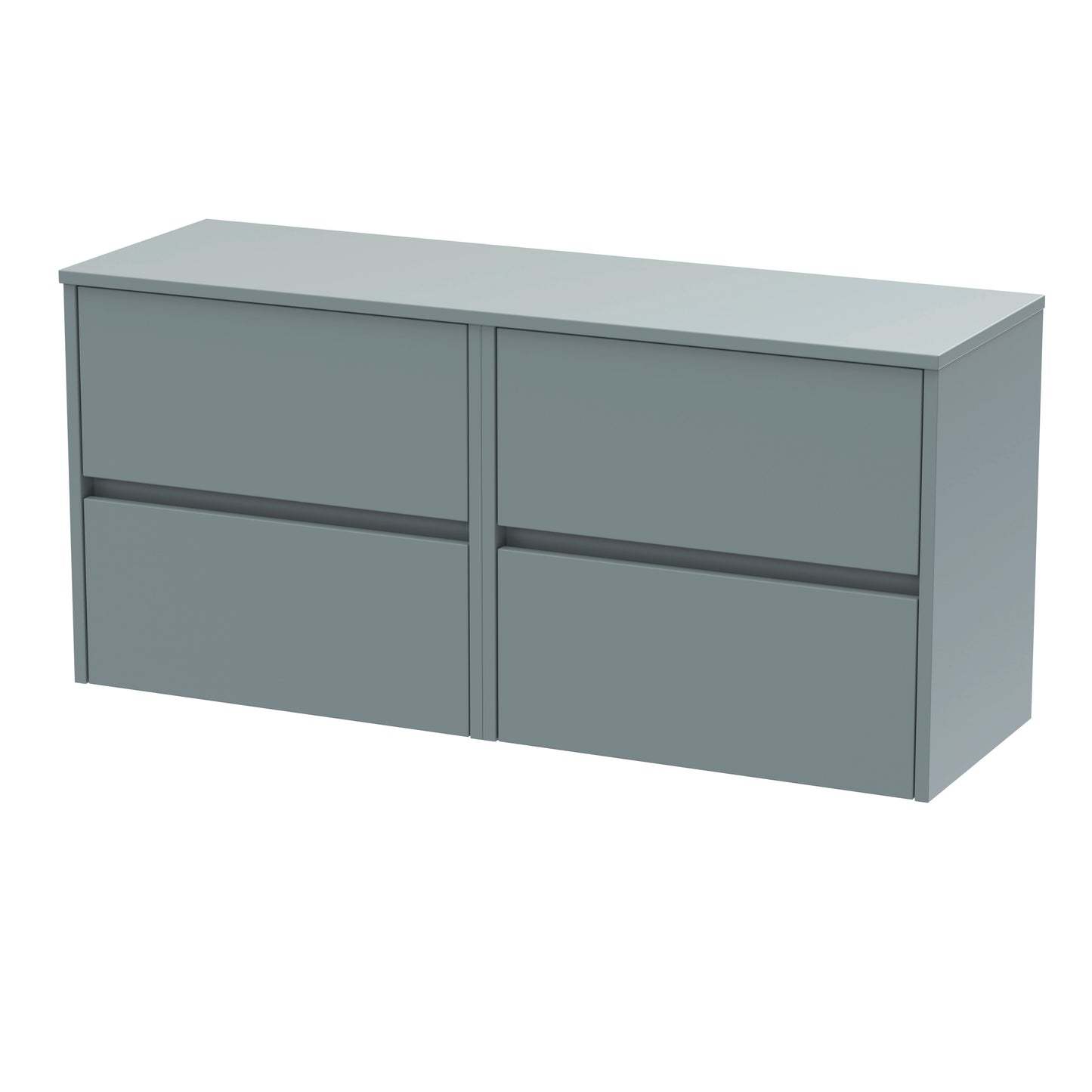 NUIE 1200mm Wall Hung 4 Drawer Unit & Worktop
