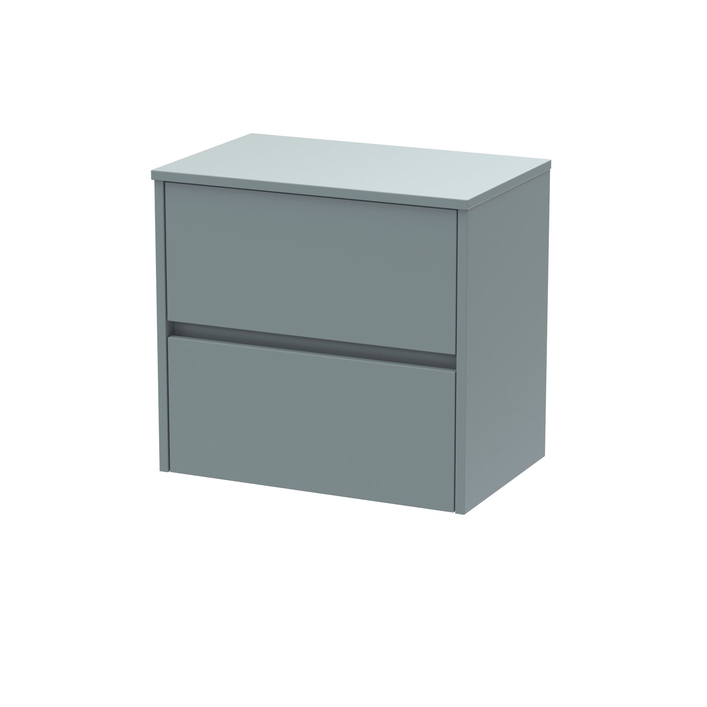 NUIE 600mm Wall Hung 2 Drawer Unit & Worktop