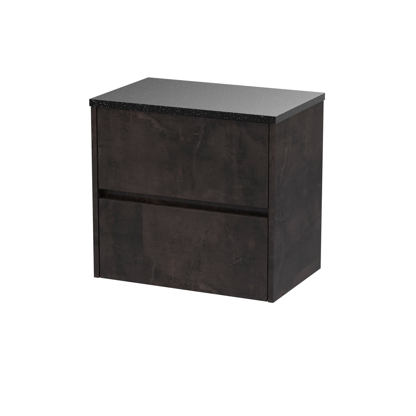 NUIE 600mm Wall Hung 2 Drawer Unit & Worktop
