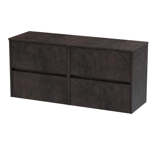 NUIE 1200mm Wall Hung 4 Drawer Unit & Worktop