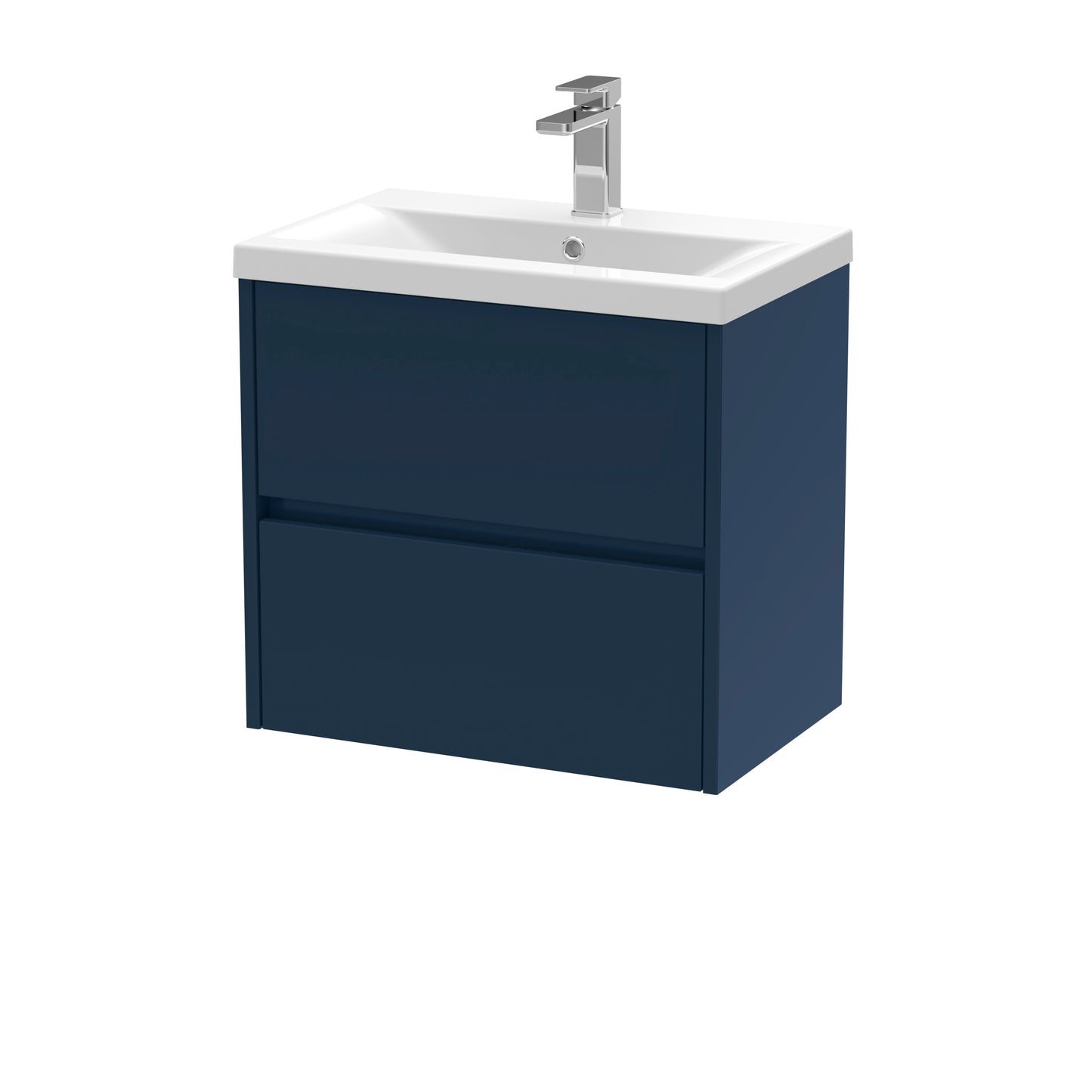 NUIE 600mm Wall Hung 2-Drawer Unit & Basin 1