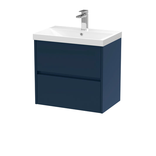 NUIE 600mm Wall Hung 2-Drawer Unit & Basin 3