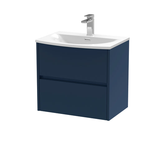 NUIE 600mm Wall Hung 2-Drawer Unit & Basin 4