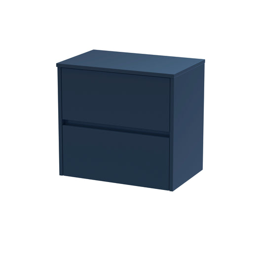 NUIE 600mm Wall Hung 2-Drawer Unit & Worktop