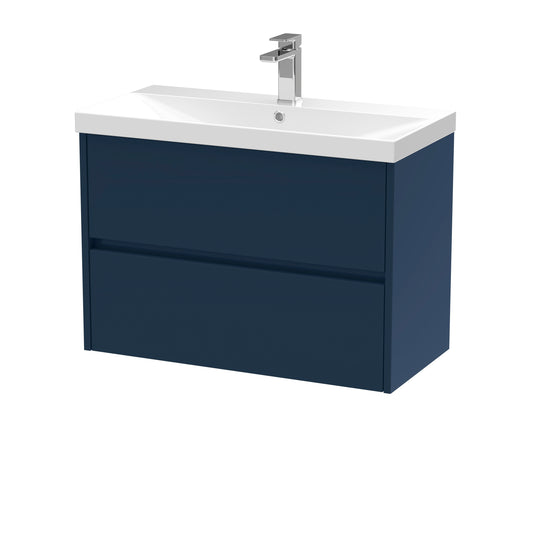 NUIE 800mm Wall Hung 2-Drawer Unit & Basin 3