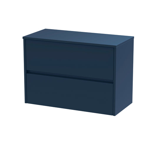 NUIE 800mm Wall Hung 2-Drawer Unit & Worktop