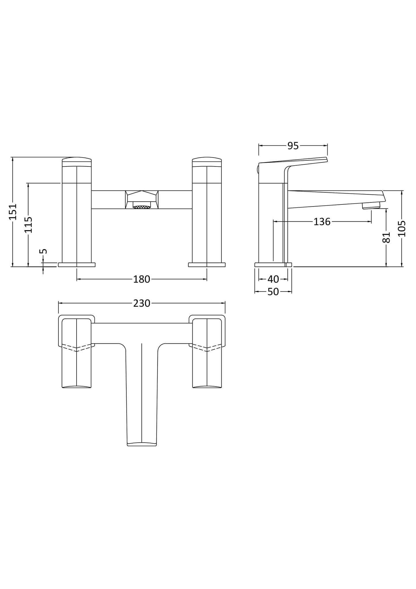 NUIE Bath Filler