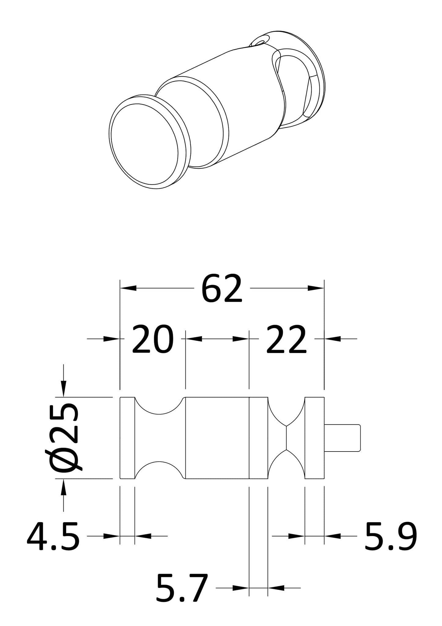 NUIE Revive Radiator Robe Hook