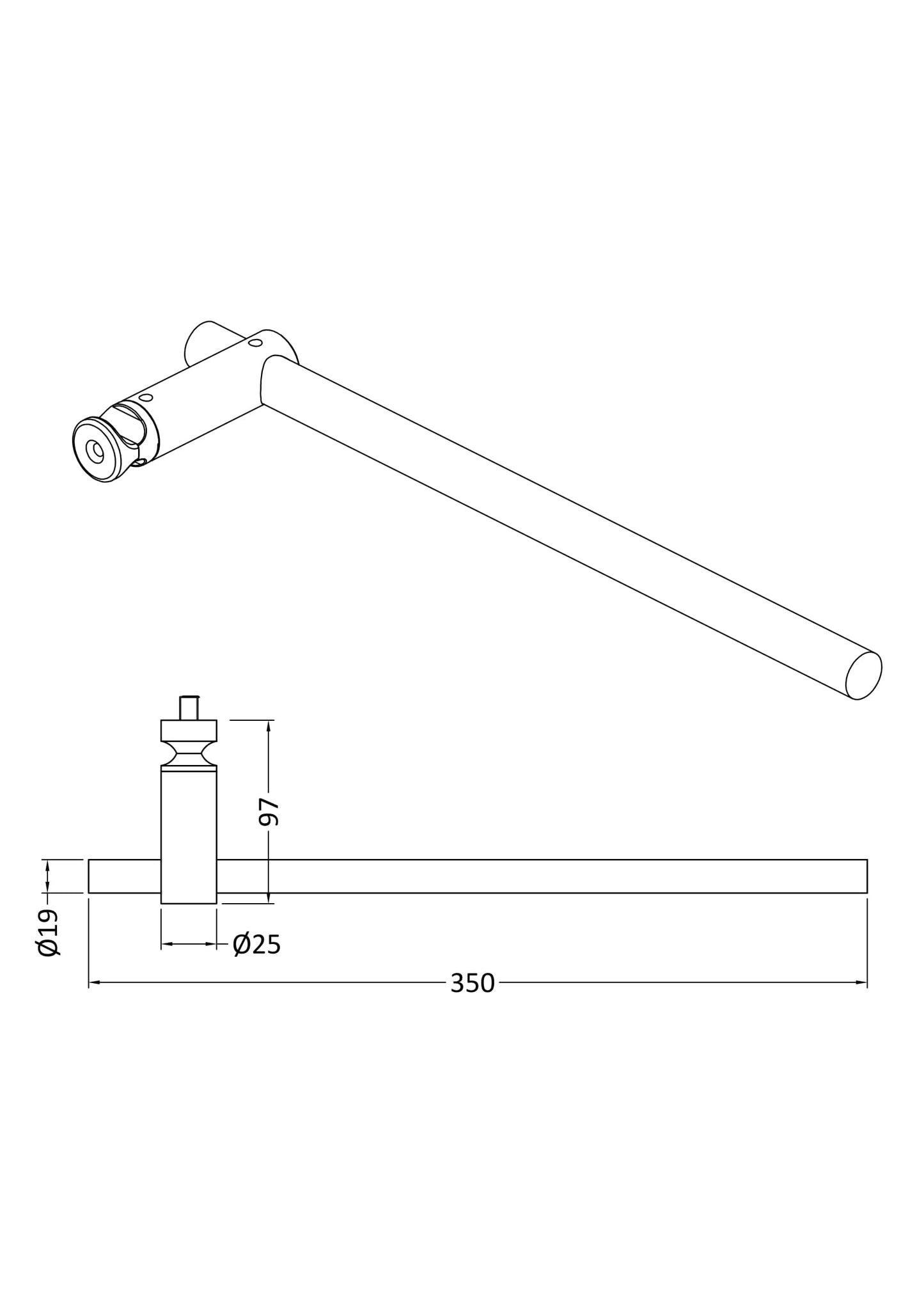 NUIE Revive Radiator Towel Rail