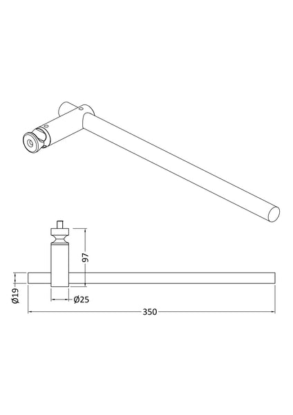 NUIE Revive Radiator Towel Rail