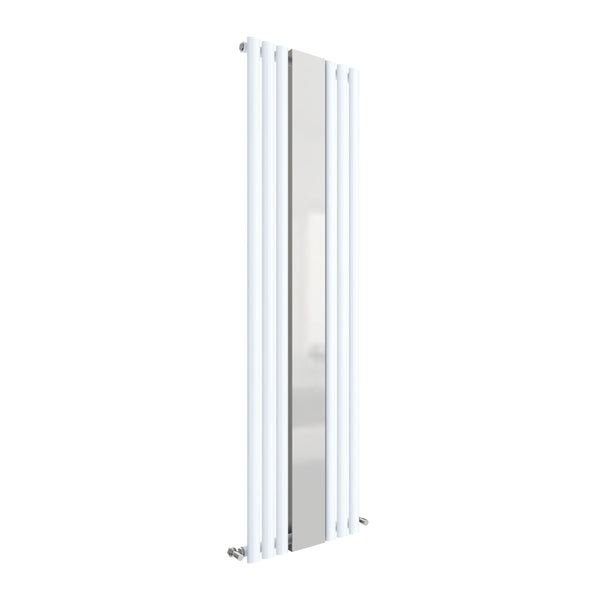 NUIE Single Panel Radiator With Mirror 1800 x 499