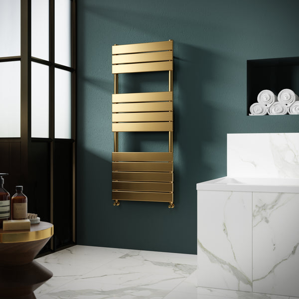 NUIE Square Flat Towel Radiator 1213x500