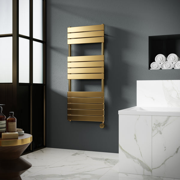 NUIE Square Flat Towel Radiator 1213x500