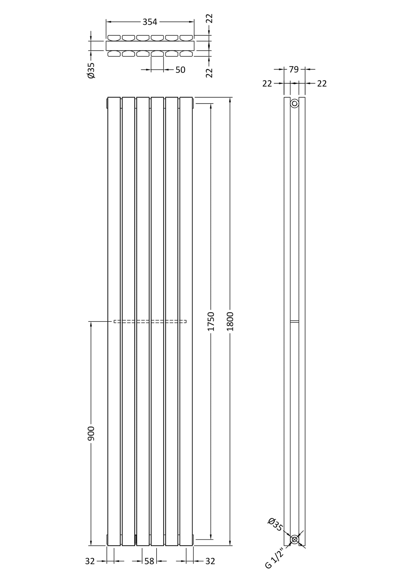NUIE Double Panel Designer Radiator