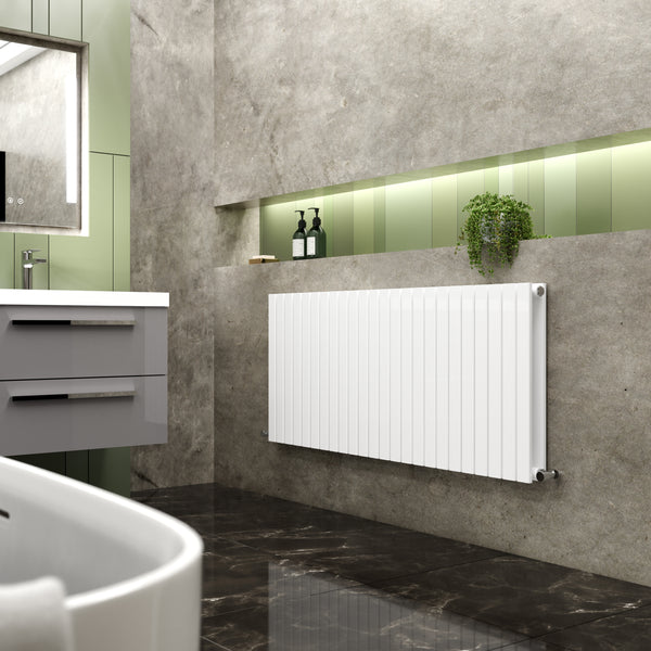 NUIE Horizontal Double Panel Radiator 600 x 1398