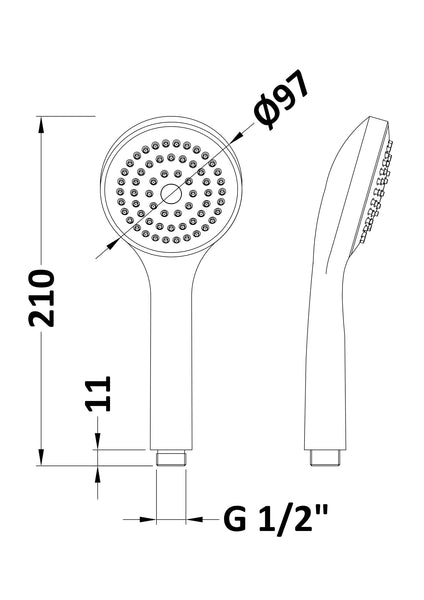 NUIE Easy-Clean Handset