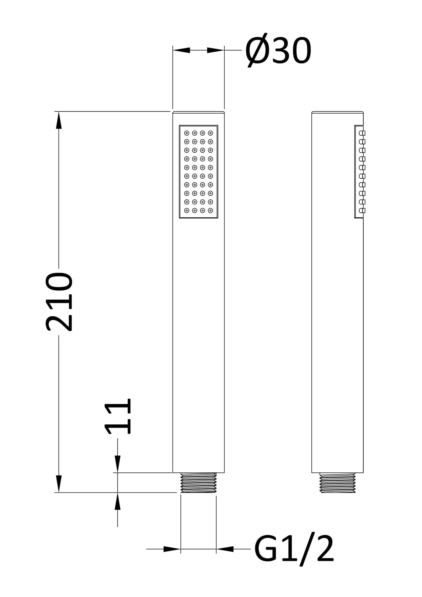 NUIE Easy-Clean Handset