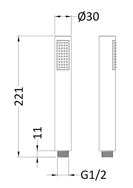 NUIE Easy-Clean Handset
