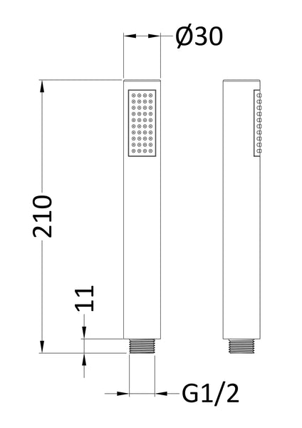 NUIE Easy-Clean Handset