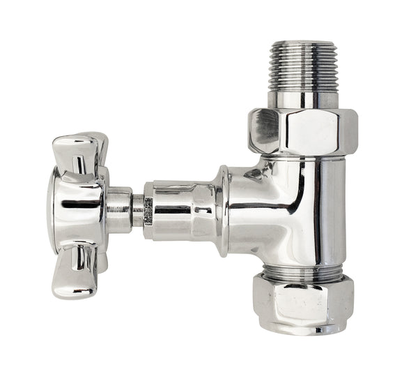 Hudson Reed Crosshead Straight Radiator Valve Pack (Pairs)