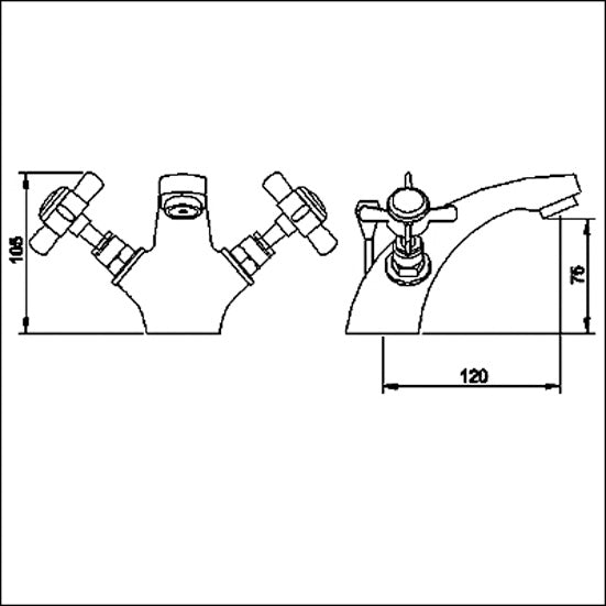 NUIE Mono Basin Mixer