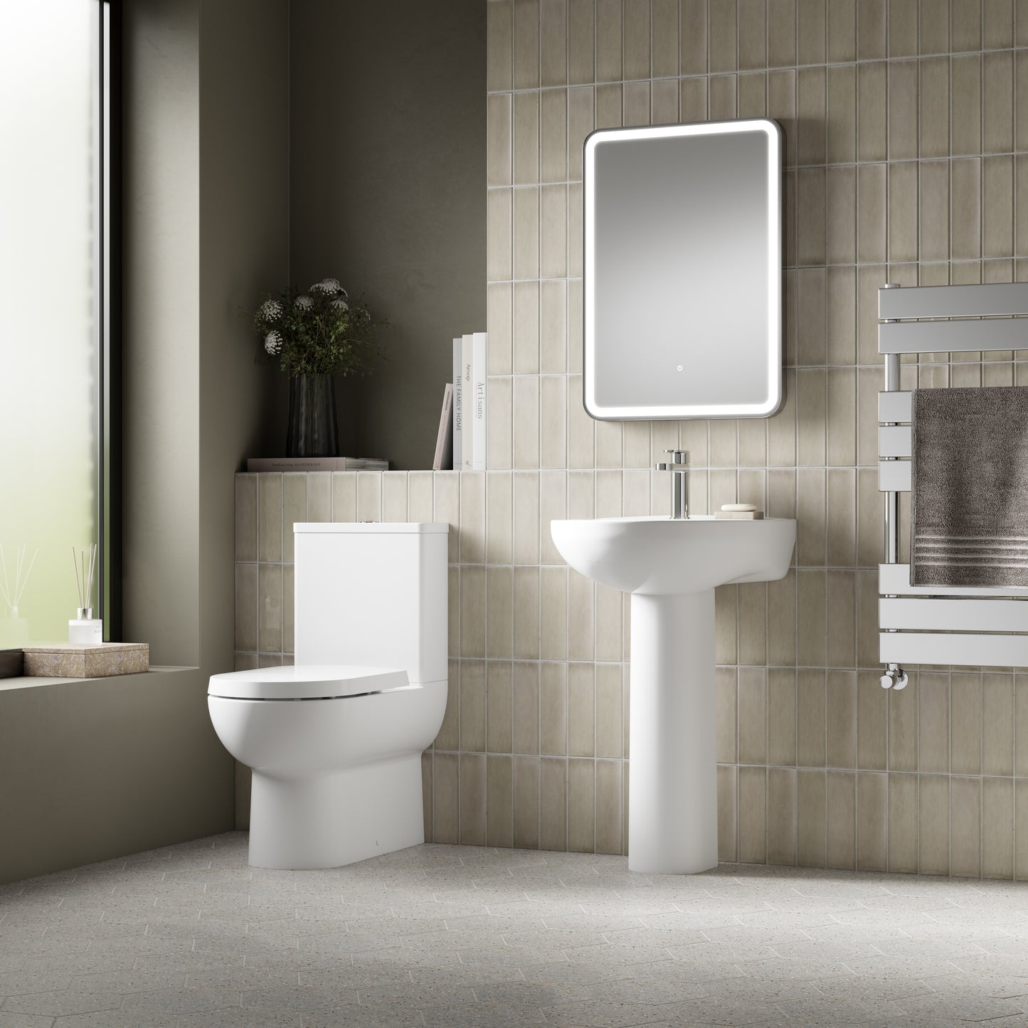 NUIE Compact Pan & Cistern