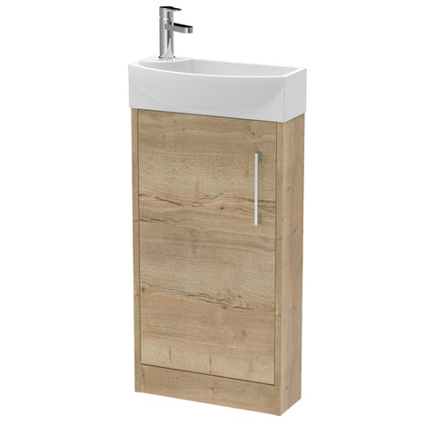 Hudson Reed 440mm Floor Standing 1 Door Unit & 1TH Basin RH