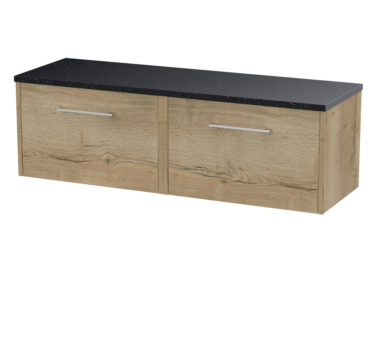 Hudson Reed 1200 Wall Hung 2-Drawer Vanity & Laminate Worktop