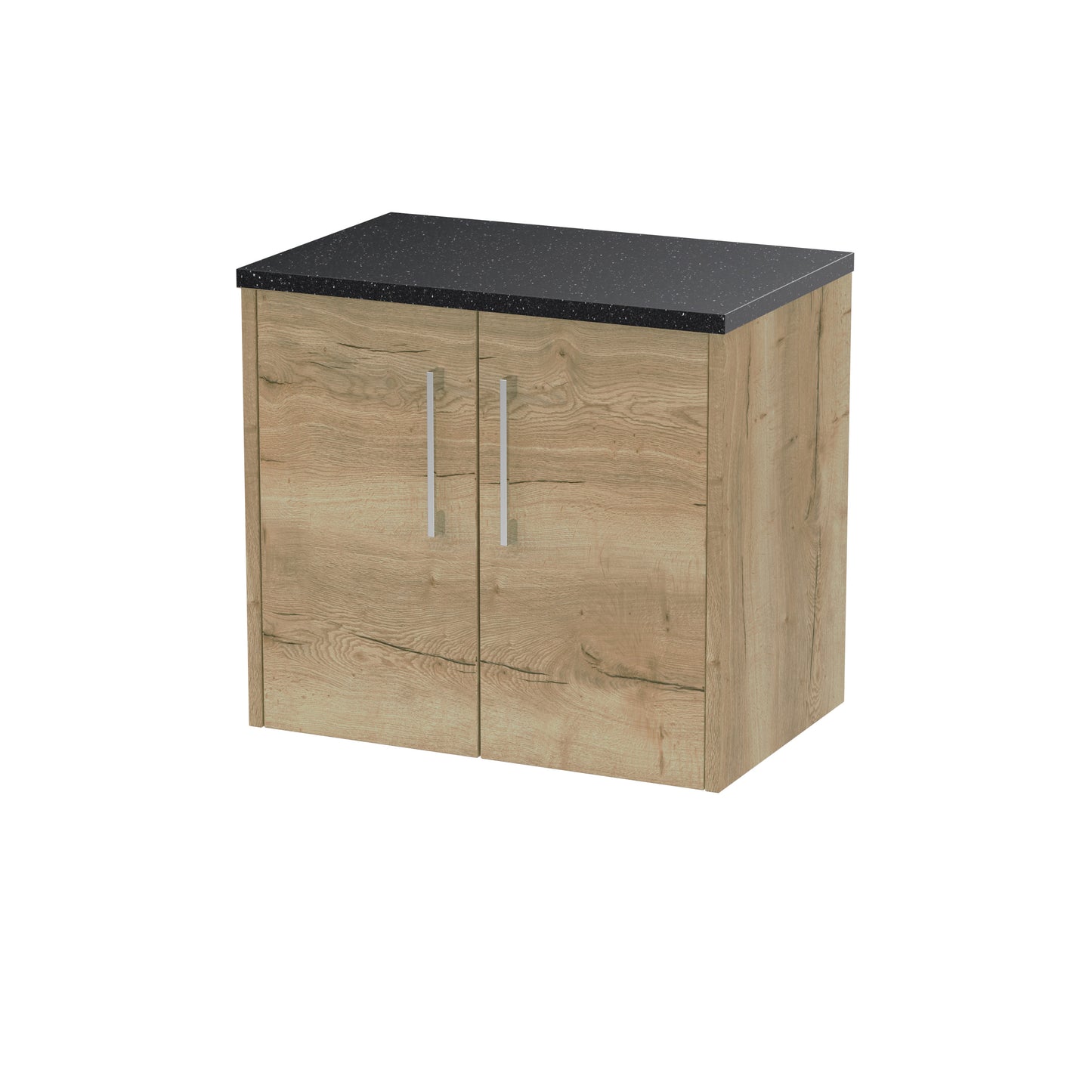 Hudson Reed 600mm Wall Hung 2 Door Vanity & Laminate Top