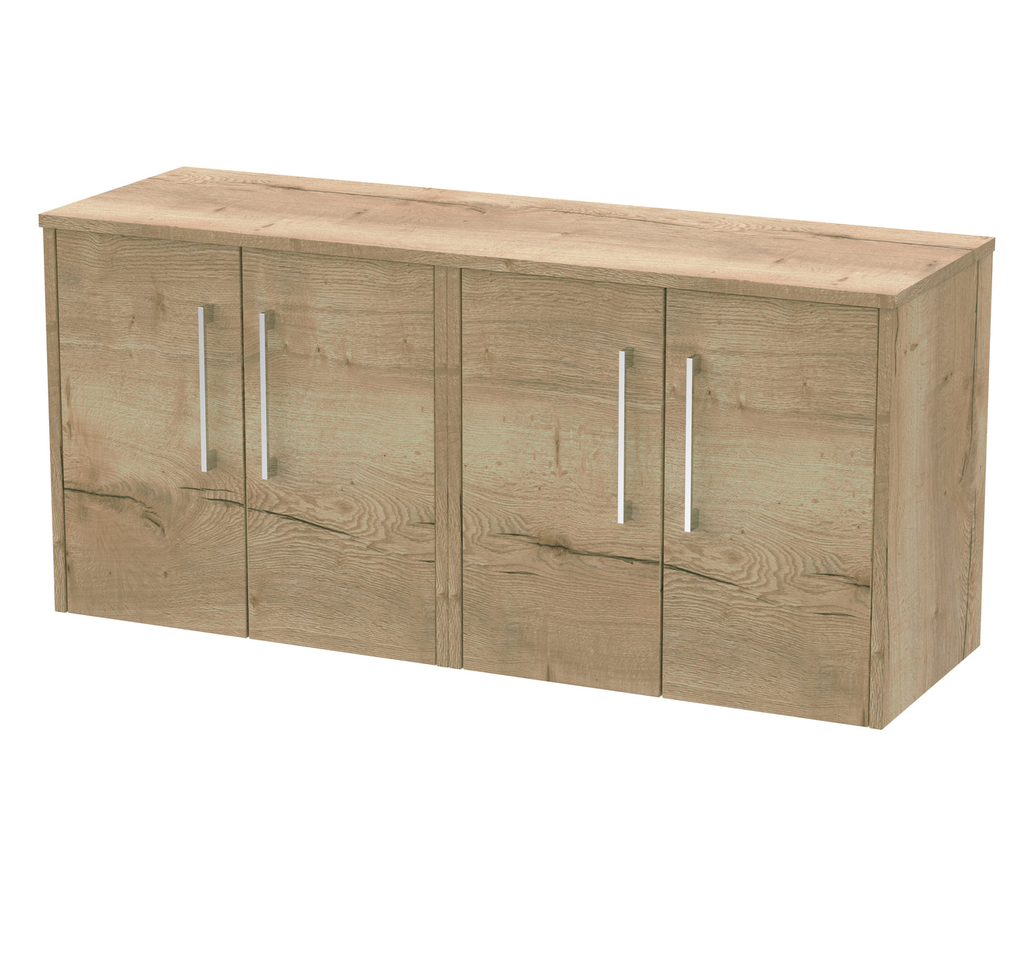 Hudson Reed 1200mm Wall Hung 4 Door Vanity & Worktop