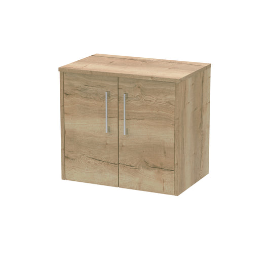 Hudson Reed 600mm Wall Hung 2 Door Vanity & Worktop