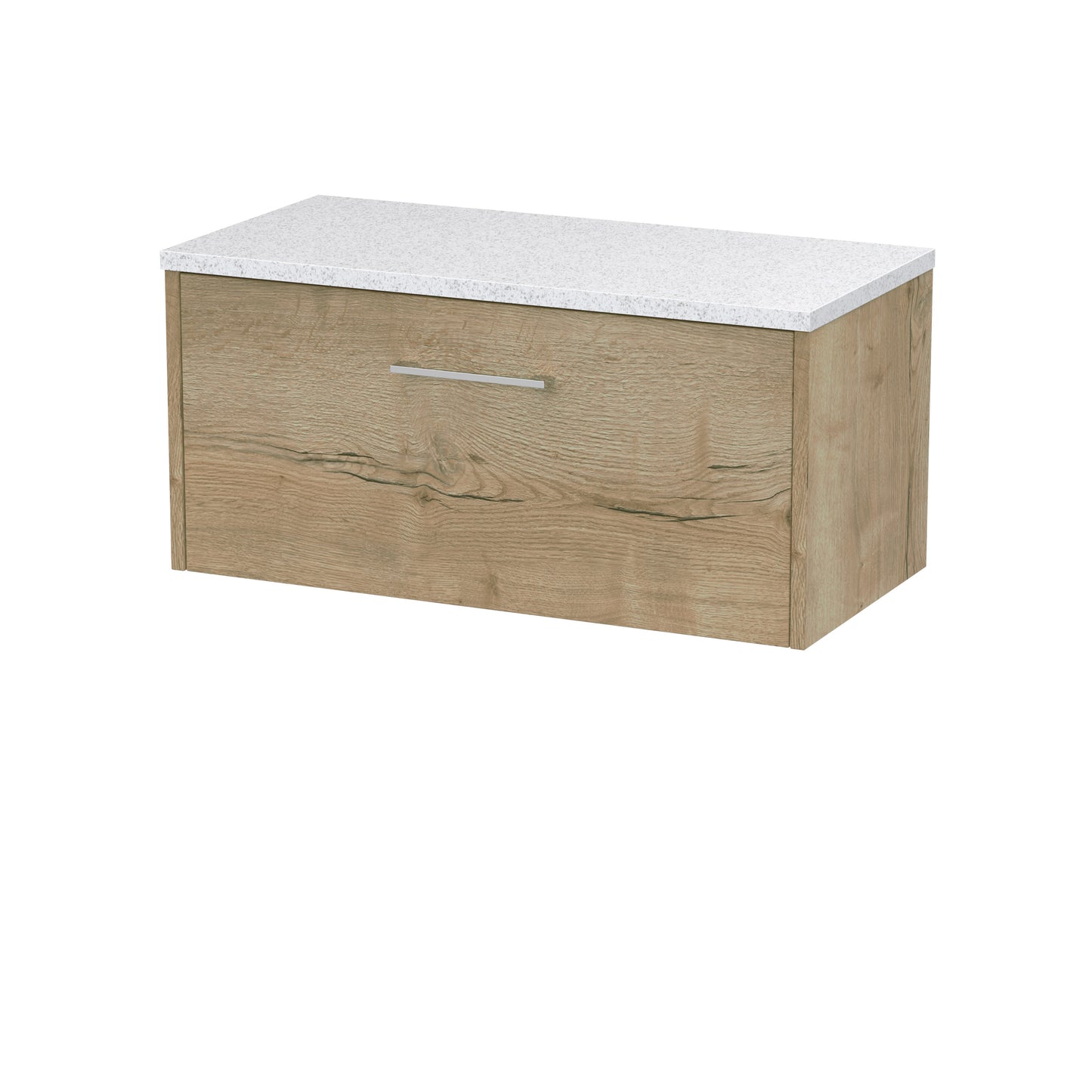 Hudson Reed 800mm Wall Hung Single Drawer Vanity & Laminate Top