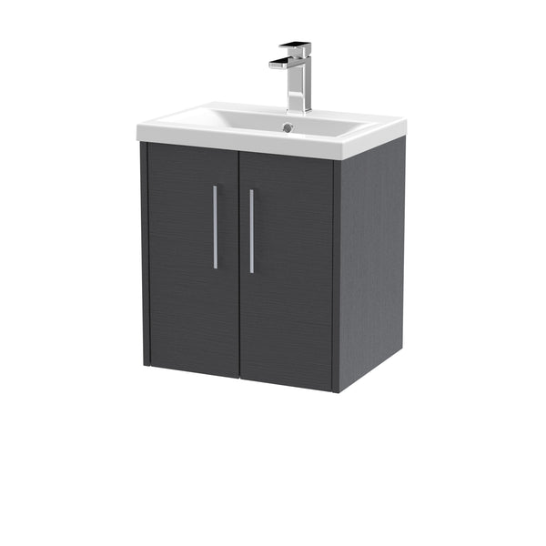 Hudson Reed 500mm Wall Hung 2 Door Vanity & Basin 1