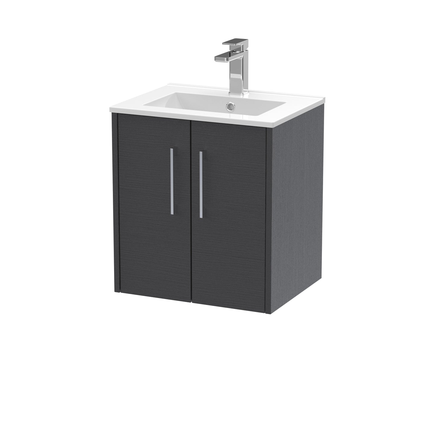 Hudson Reed 500mm Wall Hung 2 Door Vanity & Basin 2