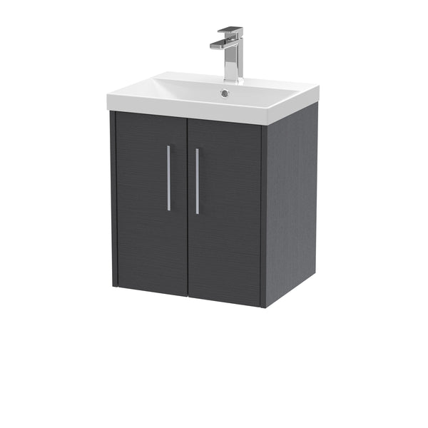 Hudson Reed 500mm Wall Hung 2 Door Vanity & Basin 3