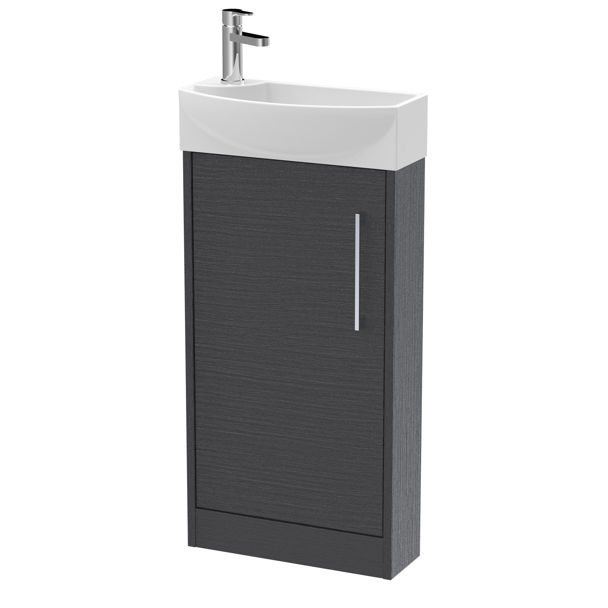 Hudson Reed 440mm Floor Standing 1 Door Unit & 1TH Basin RH