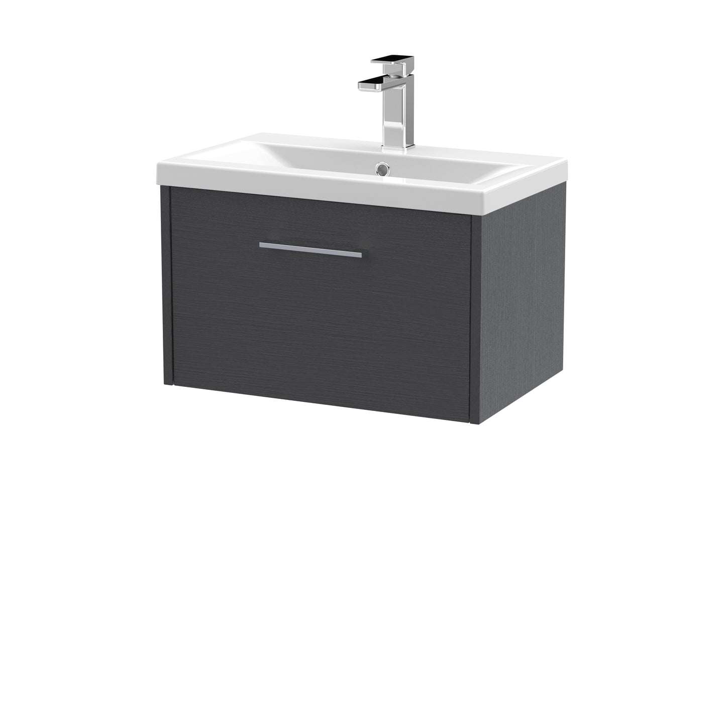 Hudson Reed 600mm Wall Hung Single Drawer Vanity & Basin 1