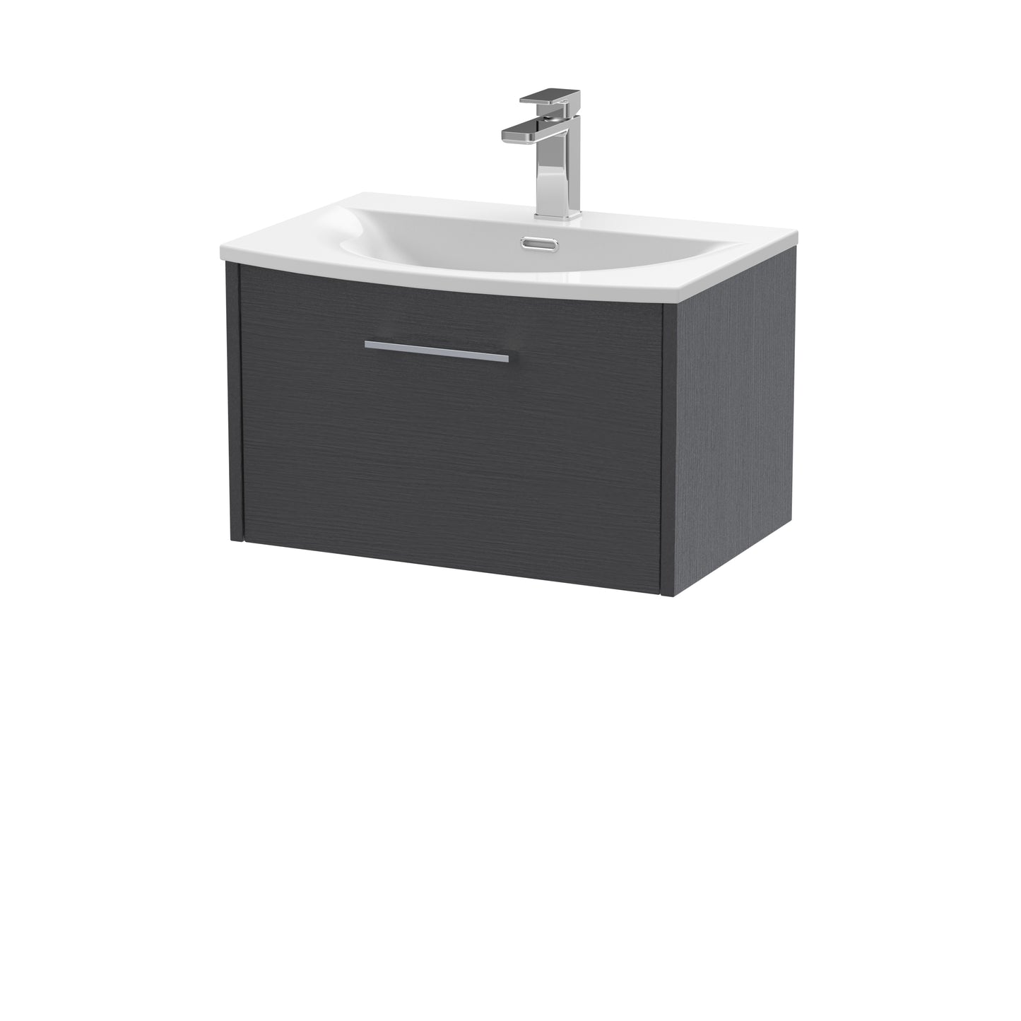 Hudson Reed 600mm Wall Hung Single Drawer Vanity & Basin 4