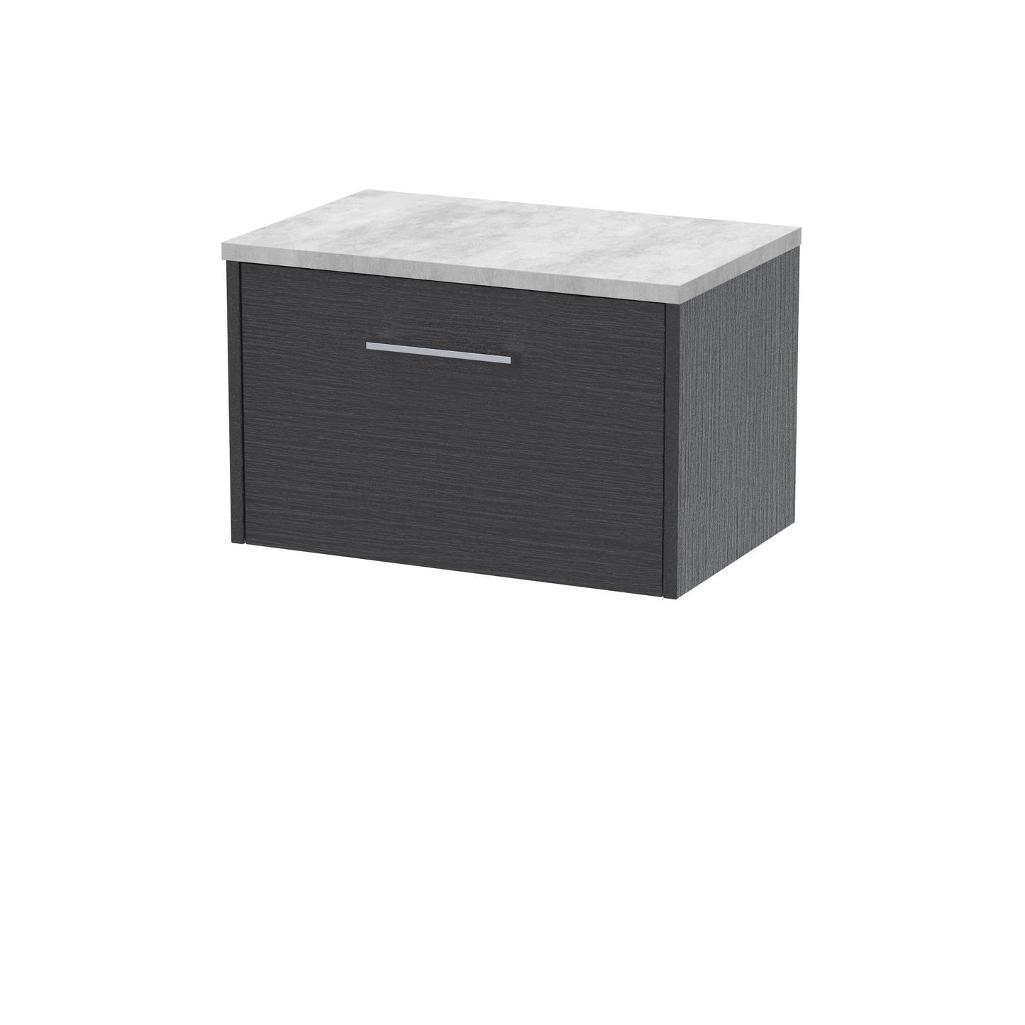 Hudson Reed 600mm Wall Hung Single Drawer Vanity & Laminate Top