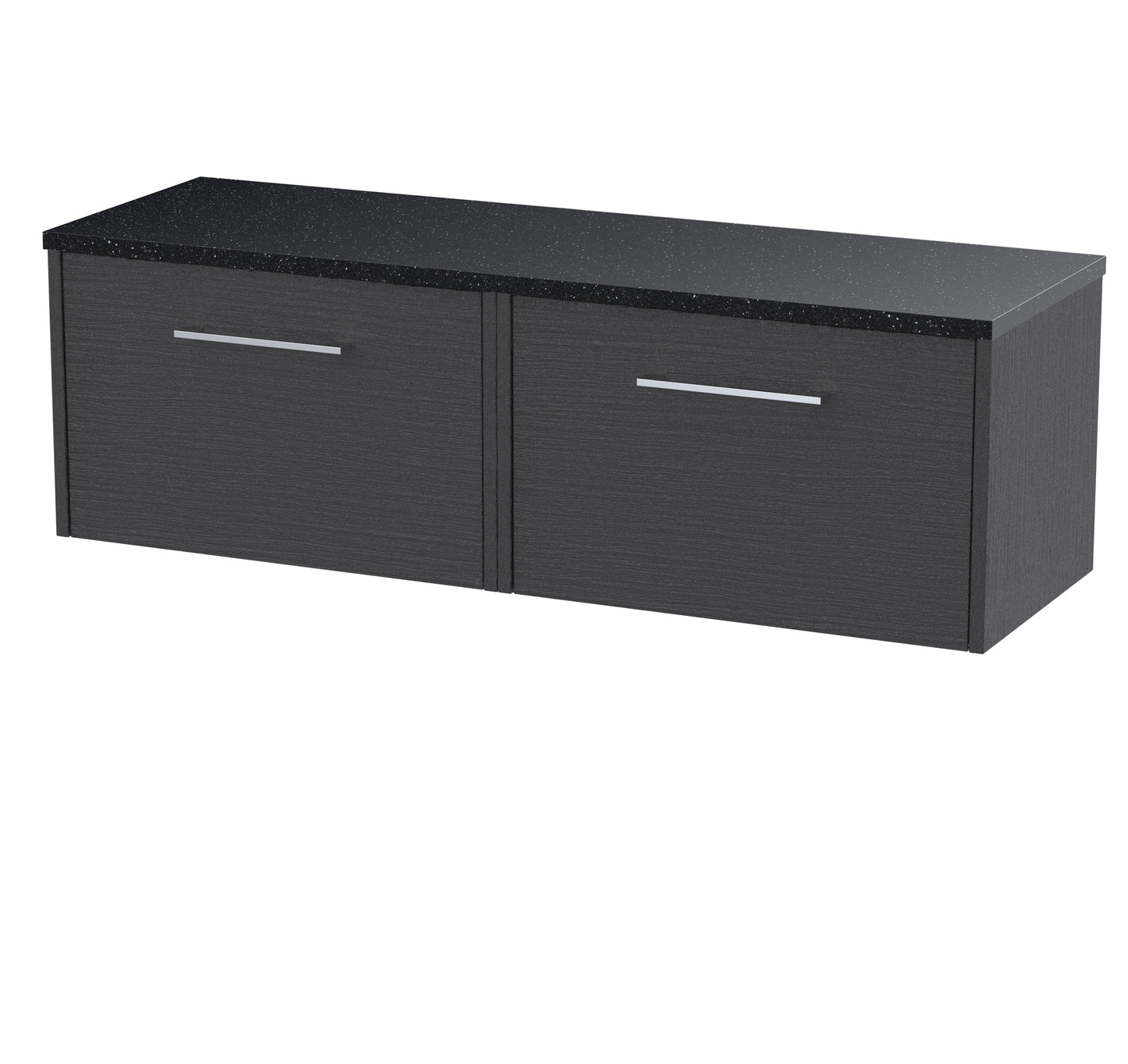 Hudson Reed 1200 Wall Hung 2-Drawer Vanity & Laminate Worktop