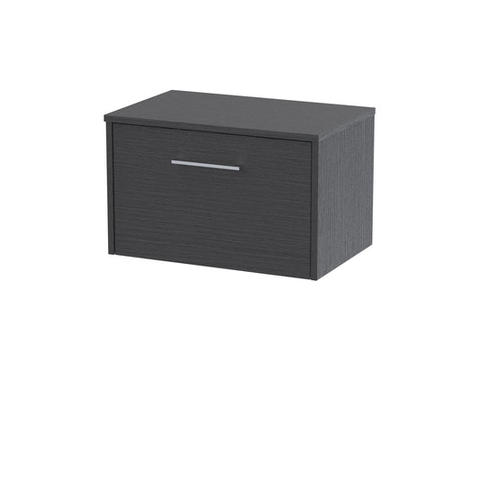 Hudson Reed 600mm Wall Hung Single Drawer Vanity & Worktop